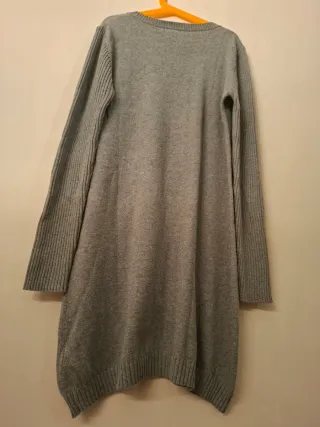 Vestido de punto gris Mayoral Chic - Talla 16