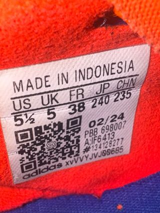 Adidas Predator Club TF T:38 Azul/Naranja