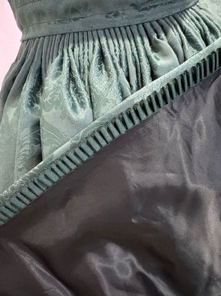 Falda de fallera verde