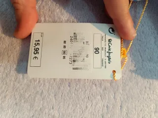 Top de rayas azul y blanco