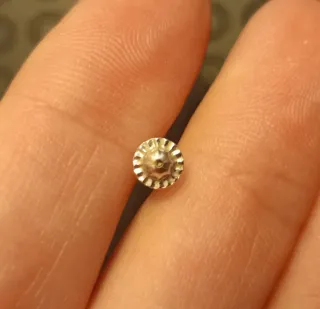 Pendientes oro blanco 18k con circonitas