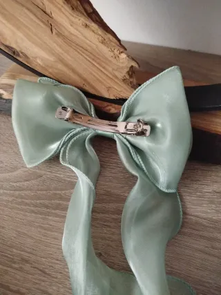 Vestido de fiesta niña verde