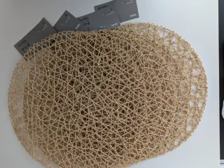 5 Sottopiatti in rafia