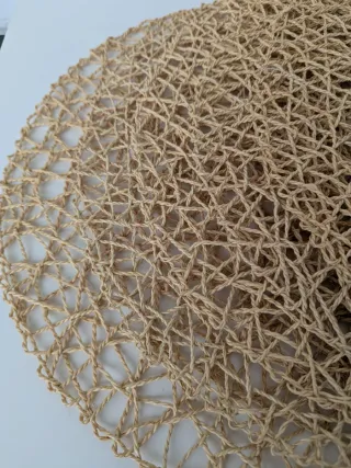 5 Sottopiatti in rafia