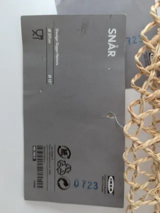 5 Sottopiatti in rafia