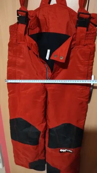 Pantalon ski rojo