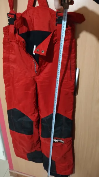 Pantalon ski rojo
