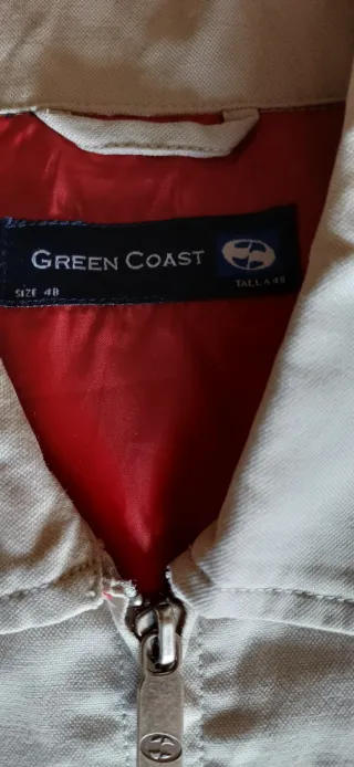 Chaqueta Green Coast Talla 48 Hombre