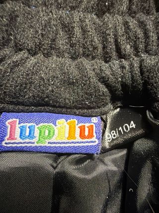 Pantalón de nieve infantil azul con tirantes