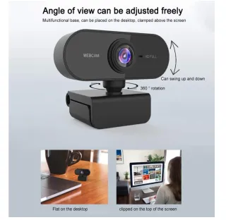 Webcam 1080p Full HD USB con Micrófono