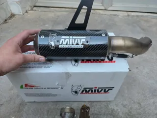 Tubo de escape mitt Mk3 carbono para Z900 A2