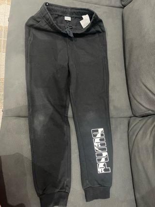 Pantalón de chándal Puma negro talla 11-12y