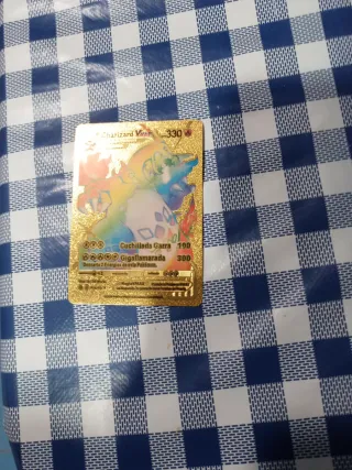 Carta Pokémon Charizard V-Max Dorada Arcoiris