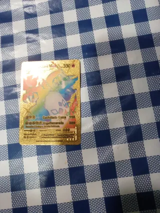 Carta Pokémon Charizard V-Max Dorada Arcoiris