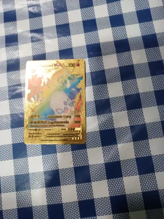 Carta Pokémon Charizard V-Max Dorada Arcoiris