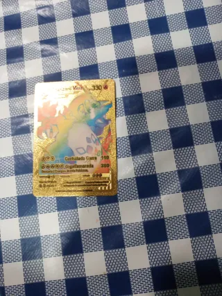 Carta Pokémon Charizard V-Max Dorada Arcoiris