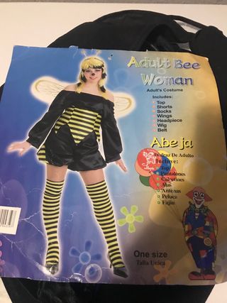 2 Disfraces de Abeja Mujer Talla Única