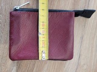 monedero piel de cremallera