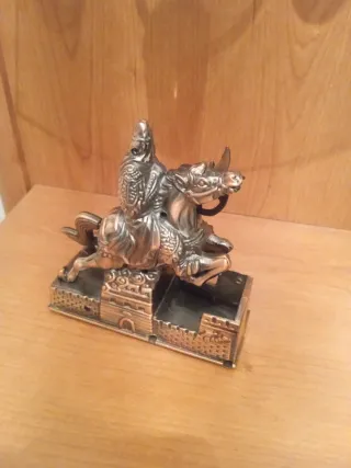 Figura Guan Yu Guerrero Dios Guerra Caballo
