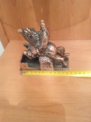 Figura Guan Yu Guerrero Dios Guerra Caballo