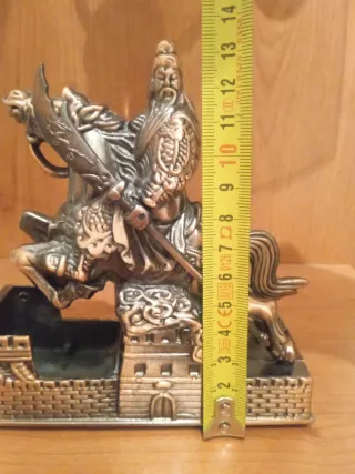 Figura Guan Yu Guerrero Dios Guerra Caballo