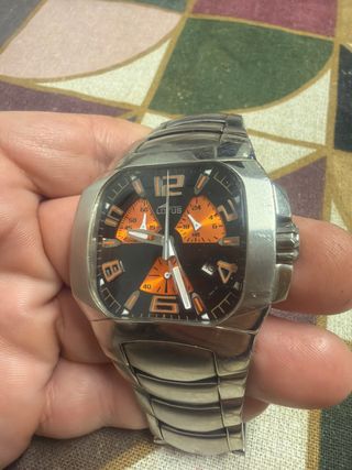 Reloj Lotus 15501 Naranja y Plateado