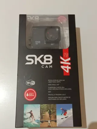 Cámara deportiva SK8 4K SUMERGIBLE
