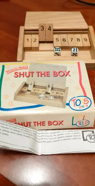 Juego de mesa Shut the Box