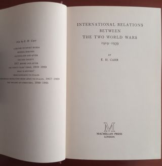 International Relations Between the Two World Wars