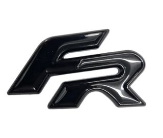 Logo Seat FR Negro Brillante