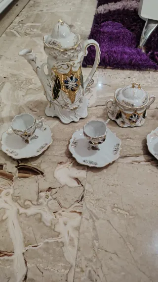 Raro Servizio Caffè/Tè Vintage Ilmenau 1777