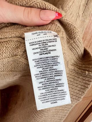 Polo Ralph Lauren Merino Wool & Cashmere Cable Kni