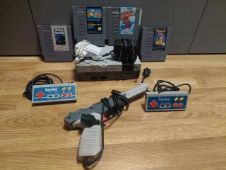 Nintendo clonica + juegos originales Nes