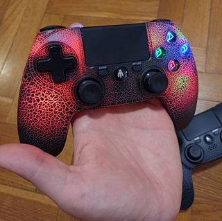 Pack dos mandos inalámbricos T-Rex RGB PS4/PC