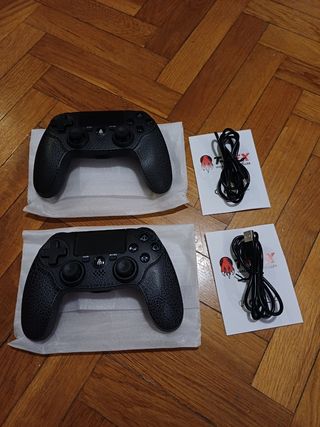 Pack dos mandos inalámbricos T-Rex RGB PS4/PC
