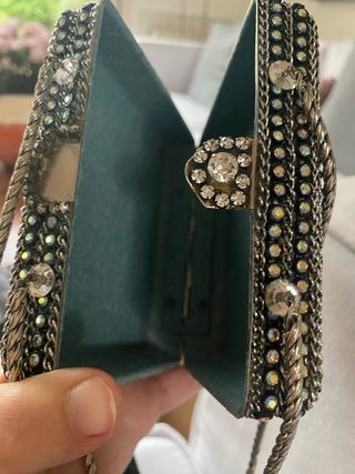 Bolso fiesta con pedrería marca Drap