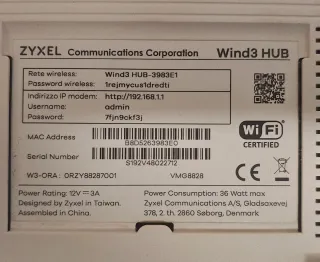 Modem fibra Wind3 Hub