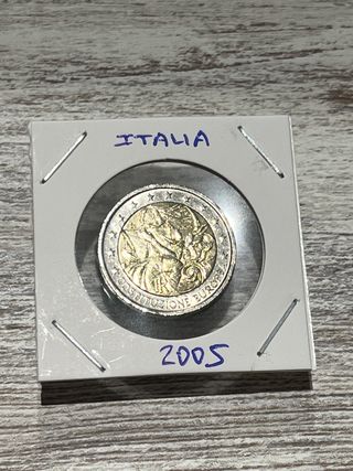 Moneda 2€ Italia Conmemorativa 2005