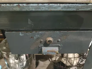 Mesa escritorio de hierro industrial