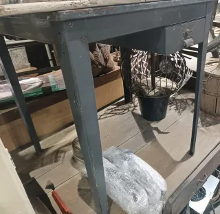 Mesa escritorio de hierro industrial