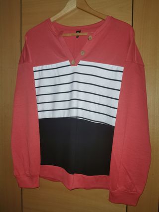 camiseta sudadera rojo blanco talla xxl xl