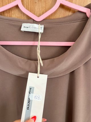 Blusa Ciocco elegante cuello drapeado