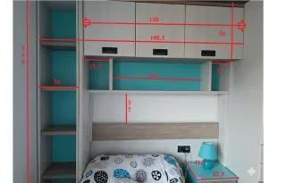 Habitación juvenil Glicerio Chaves