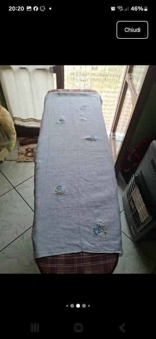 Due tende lino artigianali