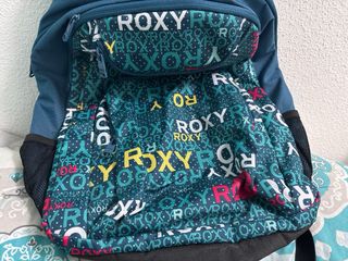 Mochila Roxy Azul con Estampado
