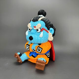 Figura Ganchillo Jinbe (One Piece)