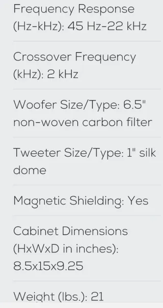 Monitores Alesis M1 MkII Biamplificados