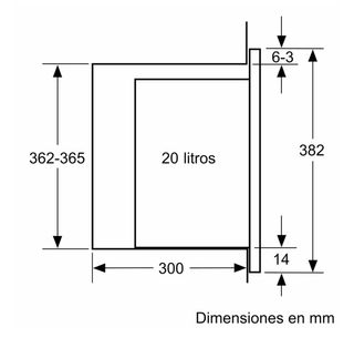 Microondas integrable con grill Balay 3CG5172B2