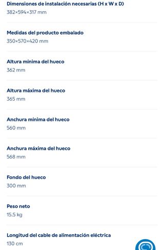 Microondas integrable con grill Balay 3CG5172B2