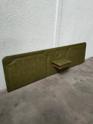 Cabecero Piel Mid Century